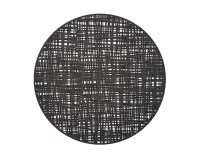 Tischset Scribble schwarz ø38