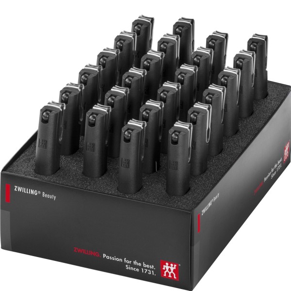 24 Stk. Display Nagelknipser schwarz