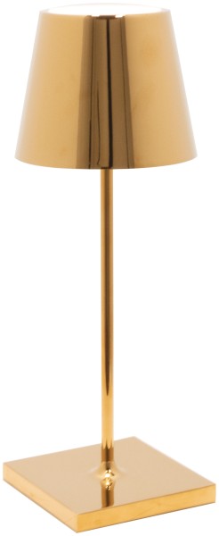 Poldina Pro mini Tischlampe 11x30cm gold