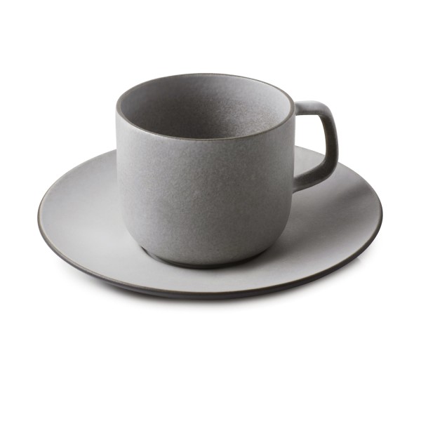 Equinoxe Teetasse m. Untertasse D16cm H9cm 20cl pfeffer