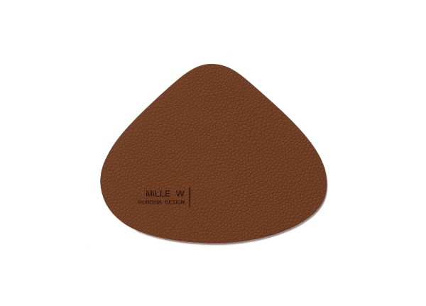Untersetzer muschel cognac
