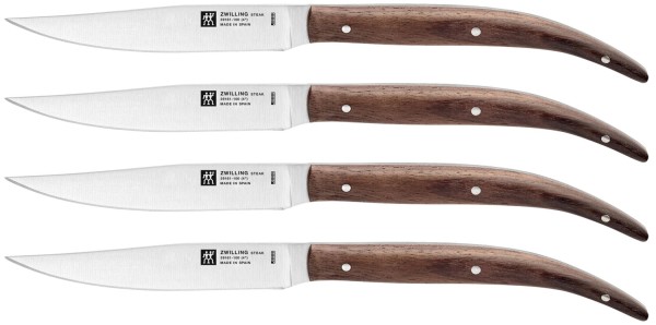 4er Set Steakmesser braun 10cm