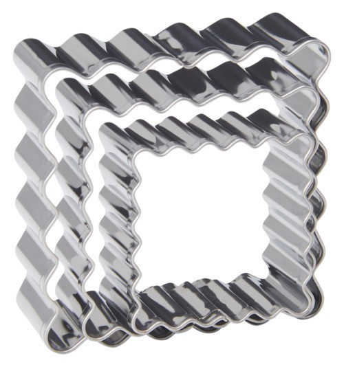 Ausstechformen Quadrat 3tlg.