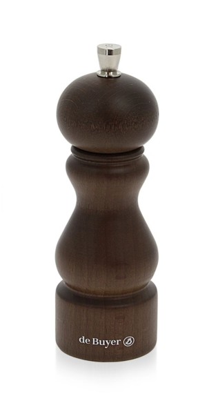 Rumba Pfeffermühle aus Holz dunkel 14cm