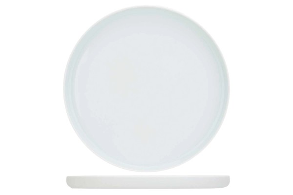 Charming white Dessertteller, D 21.5cm