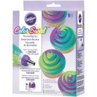 Color Swirl Dekorierset 9 tlg.