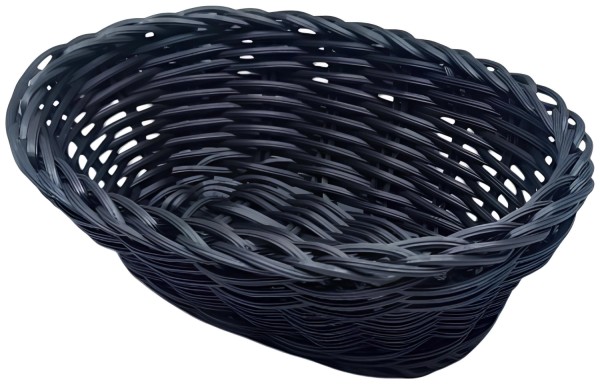 Brotkorb oval 21x15x7cm dunkelbraun