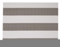Tischset Stripes, eckig, beige, weiss, 32x42cm
