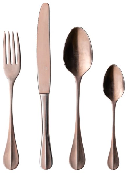 Nau Besteckset 24tlg antik braun