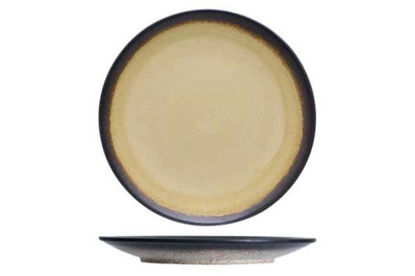 Fervido Teller flach, gelb D 26.5cm