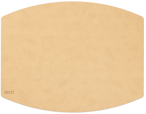 Tischset 45x35cm oval beige