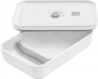 Vakuum-Lunchbox, L | Kunststoff | weiß | flach