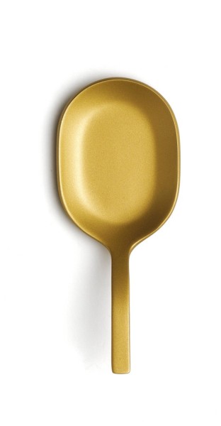 Lab Degustationslöffel oval Vintage gold