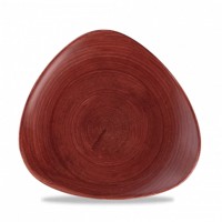 Stonecast Patina Red Rust Triangel Teller 22.9cm