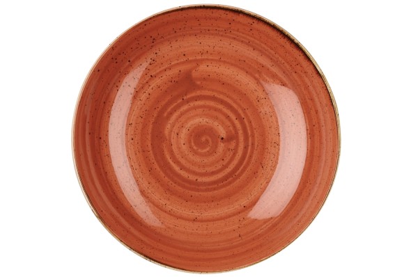 Stonecast Spiced Orange Coupe Teller tief 31cm