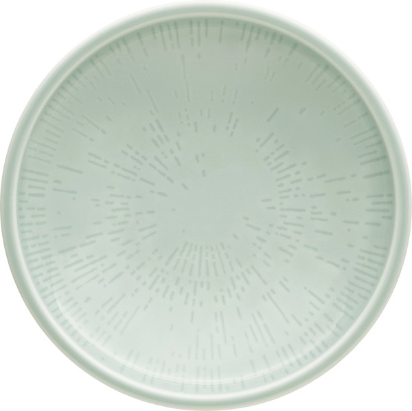 Shiro Glaze Frost Teller tief coupe Struktur 15cm