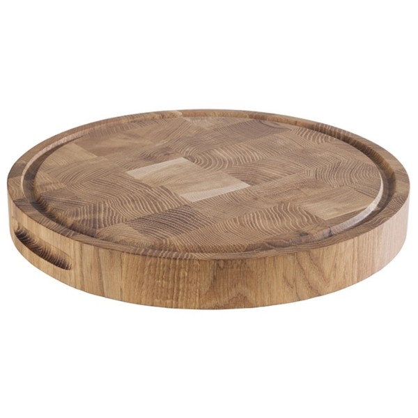 Buffetbrett-PROFI- Eiche D33cm, H4.5cm