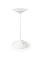 Abert Tempo Lampe wiederaufladbar, weiss D10cm H28cm