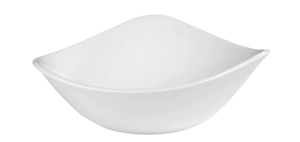 Lotus White Triangel Schüssel 15.3cm, 26cl