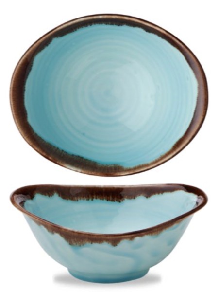 Harvest Turquoise Schüssel oval 17.4x14.7cm
