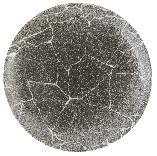 S.P. Kintsugi Reverse Quartz Black Teller flach Coupe 21.7cm