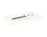 Tischset Dream big Raupe 45x30