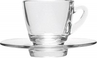 Kenia Glas Kaffee Untertasse 15cm