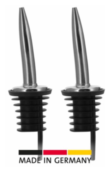 2 Stk. Ausgiesser Inox Gastro PE- Soft-Korken