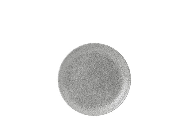 S.P. Raku Jasper Grey Coupe Teller flach 21.7cm