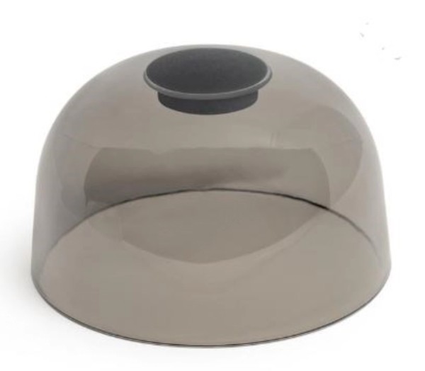 Two Lampenschirm smoked schwarz Kunststoff