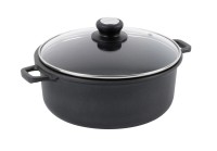 CHOC ExTREME Bratentopf Antihaft D:24cmGlasdeckel Induktion