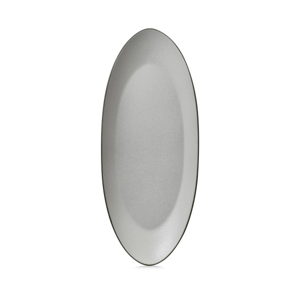 Equinoxe Teller oval L36cm B16cm pfeffer