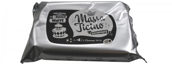 Massa Ticino Zucker Modelliermasse, weiss, 250 gr