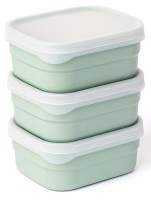 3er Set Optifridge Bio 400ml 115X95X50mm grün