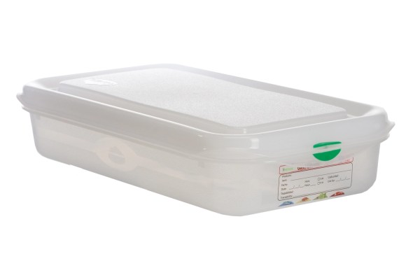 Frischhaltebox GN1/3 6.5cm 2.5lt mit Deckel und Clips