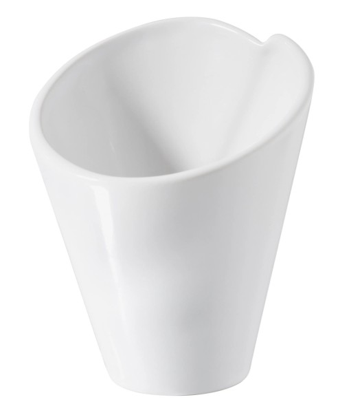 Mini Tüte, Ø6cm H:6.5cm, weiss