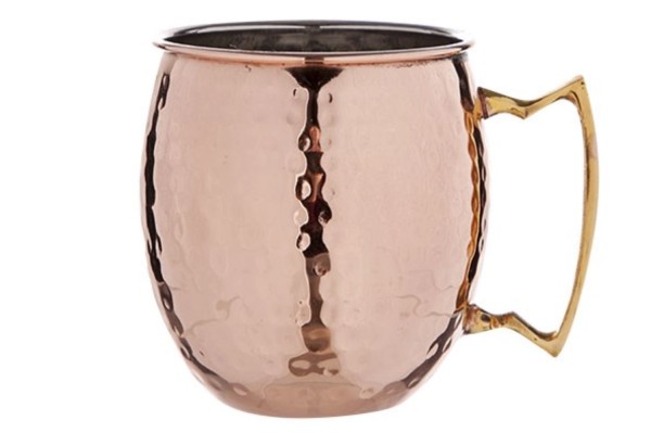 Becher Moscow Mule, gehämmert, 8.5 x 10cm, 45 cl