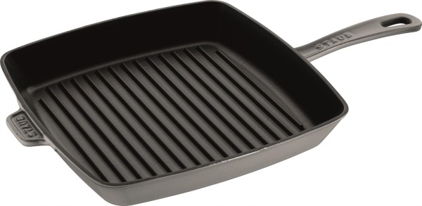 American Grillpfanne 26cm, Graphit-Grau, Gusseisen