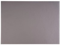 Tischset KUNSTLEDER 45x32,5cm grau