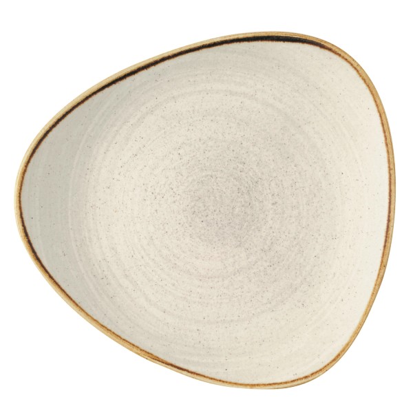 Stonecast Raw Grey Triangel Teller flach 26.5cm
