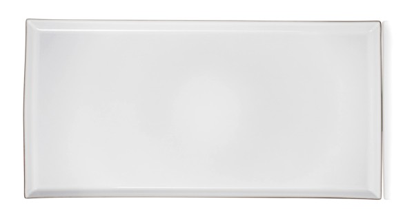 Auflaufform rechteckig L:55.5cm. B:28cm, H:3cm K.wolke weiss