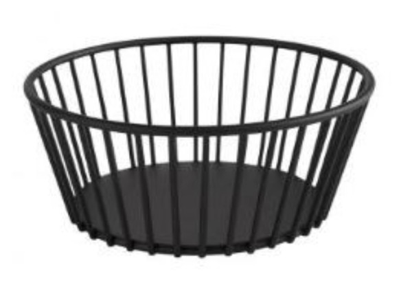 Korb Urban D17cm H7cm, schwarz