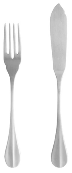 Nau Fischset 12tlg gebürstet