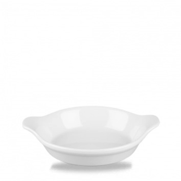 Cookware White kleine runde Schale mit Ohren 15x18cm 30cl