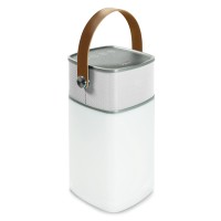 Bluetooth-Lautsprecher mit LED-Licht. 10.3x9.5x19cm silber