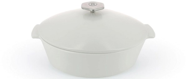 RVL 2 Kasserolle oval, 33x27x16cm, 4.2l, weiss, Induktion