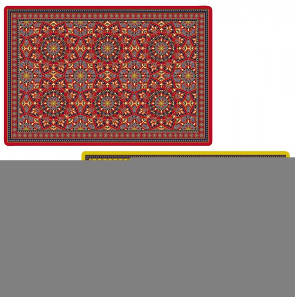 Art Around the World "Mandala" Tischset doppelseitig 45x30 c