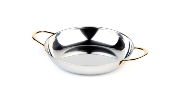 Servierpfanne, D28cm. Edelstahl rostfrei