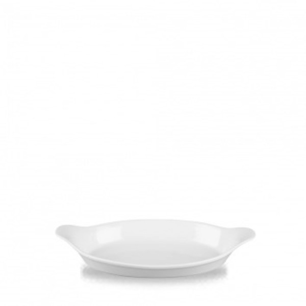 Cookware White Intermediate Schale oval mit Griffen 23.2x12.