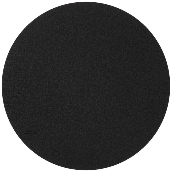 Tischset 40cm rund schwarz